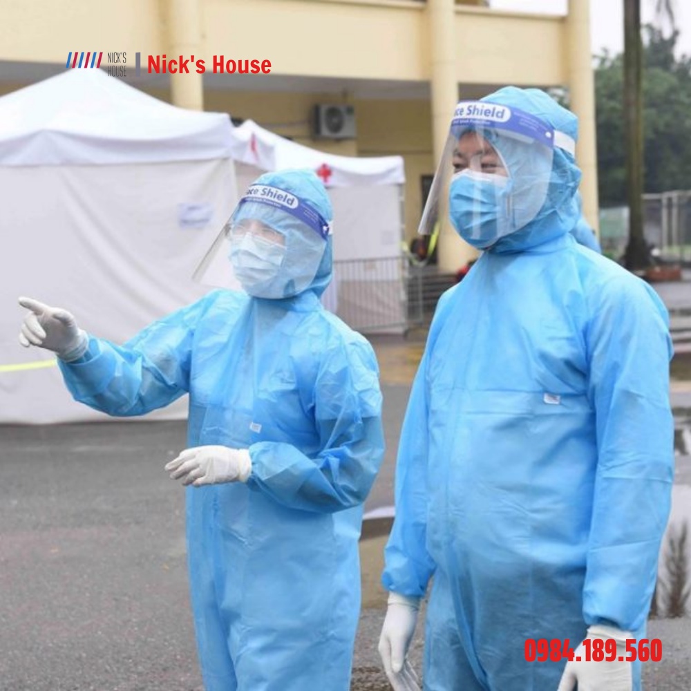Quần áo bảo hộ y tế ppe freeskin vải không dệt cao cấp lever 2,3,4