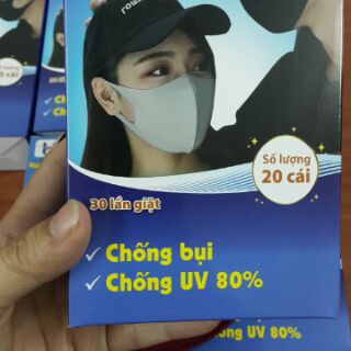 COMBO 10 CHIẾC KHẨU TRANG VẢI 3D CAO CẤP