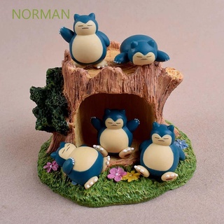 Set 5 Mô Hình Đồ Chơi Nhân Vật Snorlax Trong Phim Hoạt Hình Pokemon