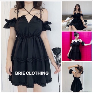 ĐẦM DÂY ĐEN TAY RỜI