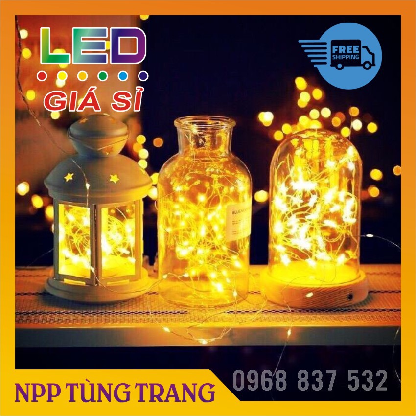 Đèn Led Đom Đóm Fairylight quay Tiktok dùng pin tiểu 3 mét 30 led