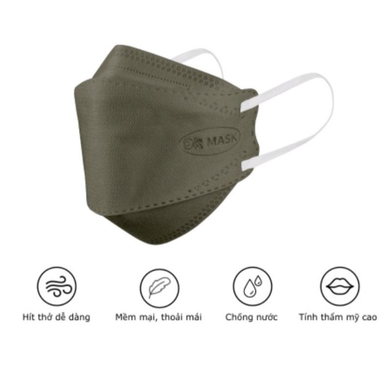 KHẨU TRANG Y TẾ CAO CẤP 4D THƯƠNG HIỆU OK MASK
