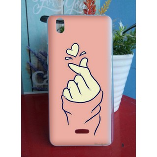 Ốp lưng Mobiistar Lai Zumbo J thả tim nền hồng