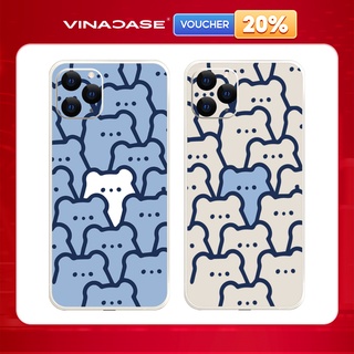 Ốp Lưng iPhone 17 Pro Max/11/14 Pro Max/15 Pro Max/16 Pro Max TPU Cạnh Vuông Hình Icon Gấu