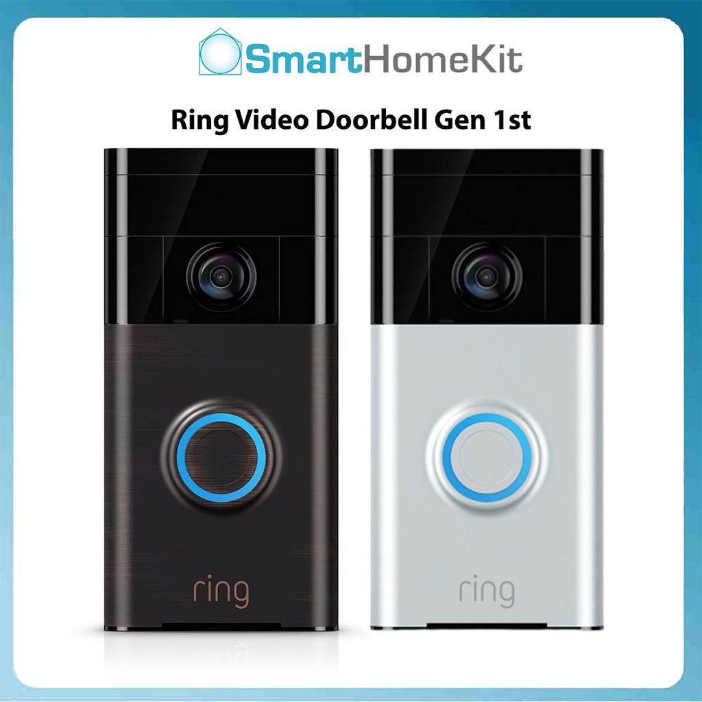 Chuông cửa thông minh Ring Video Doorbell (Gen 1) - chất lượng 720p, có pin sạc, best seller Mỹ