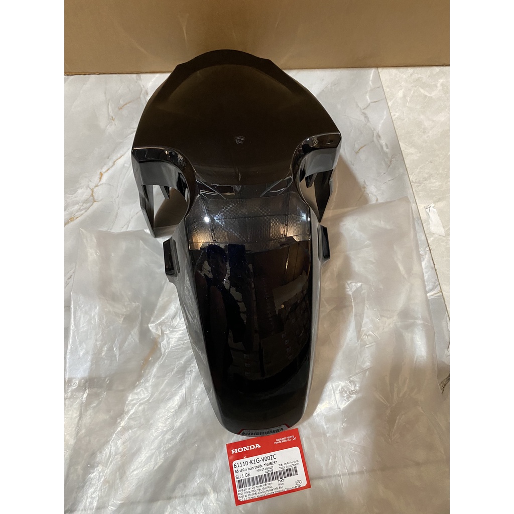 Bộ chắn bùn A trước - dè trước HONDA AIR BLADE 125 năm 2020-2021 màu Đen bóng. 61110K1GV00ZC
