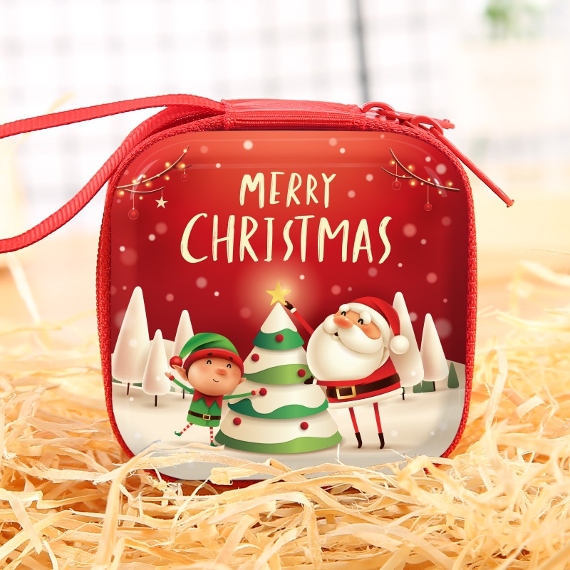 Ví Đựng Tiền Xu Hình Ông Già Noel Dễ Thương Cho Bé