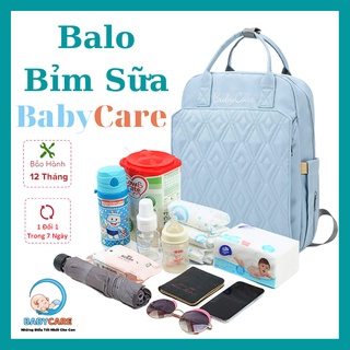 BALO BỈM SỮA 2 TRONG 1 BABYCARE - BALO BỈM SỮA ĐA NĂNG KÈM LÓT NGỒI