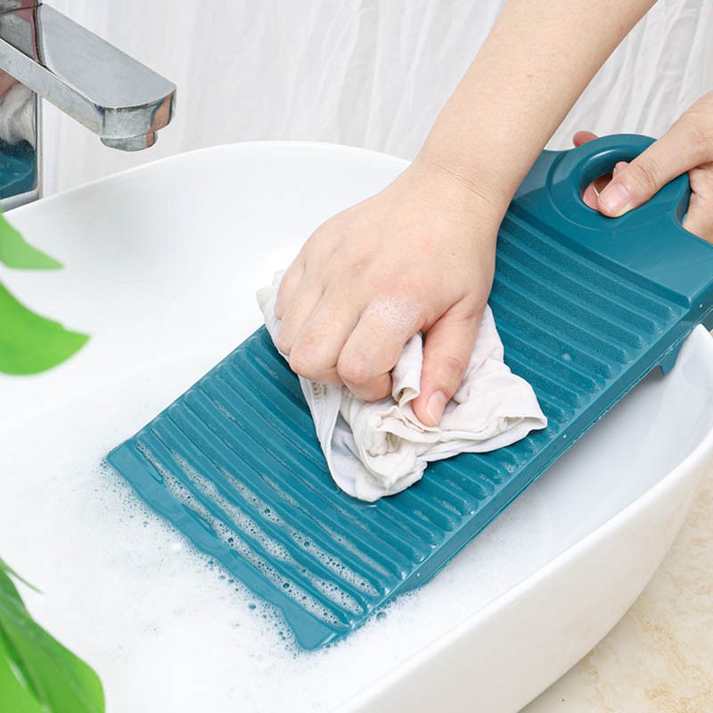 Hoho Hàng Gia Dụng Nhựa Chống Trượt Washboard Mini Nhỏ Washboard Hộ Gia Đình Giặt Tay Washboard Dày Tay Washboard Washboard