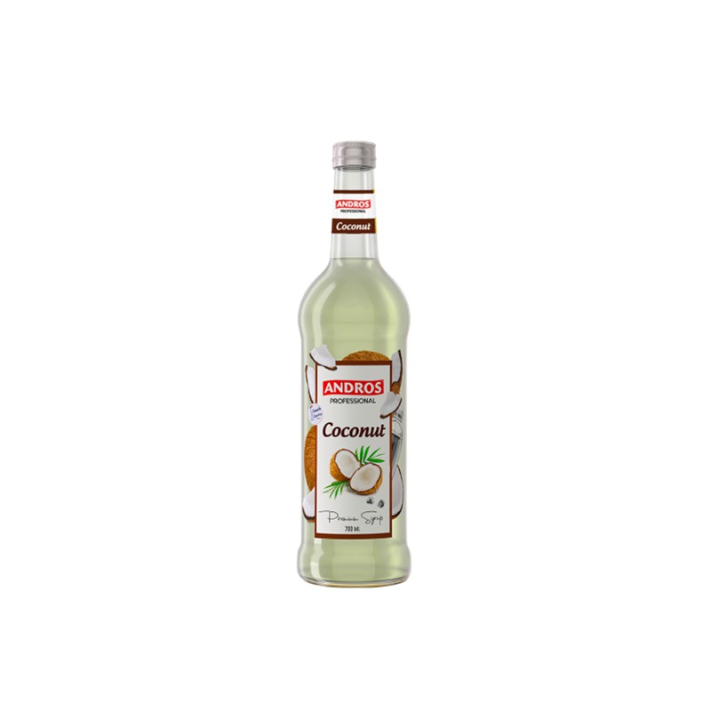 ANDROS SYRUP Dừa Nguyên liệu pha chế - 700 ml