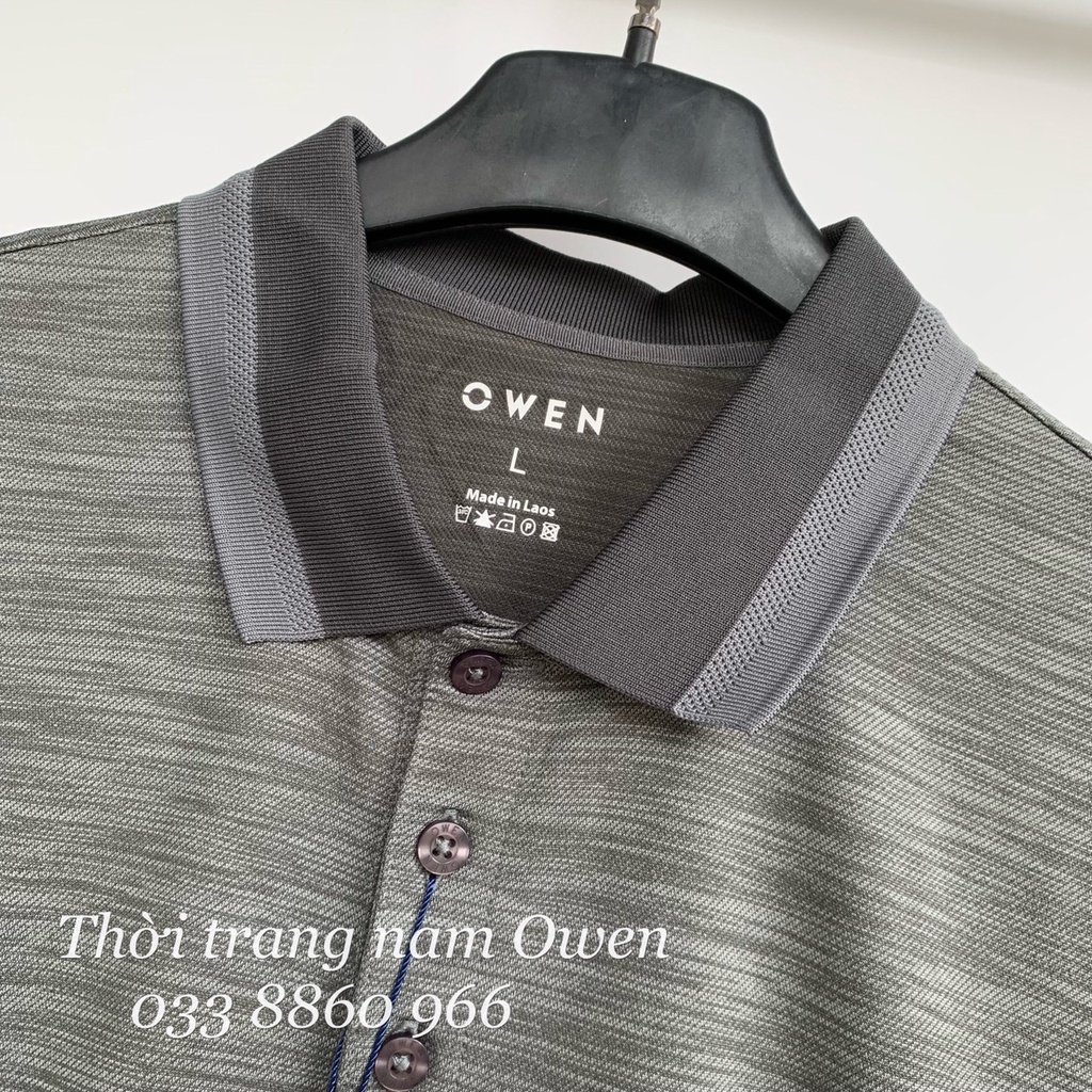 [SIZE S] OWEN - Áo Polo ngắn tay Owen chất thun lạnh  - Áo thun có cổ Owen 20172