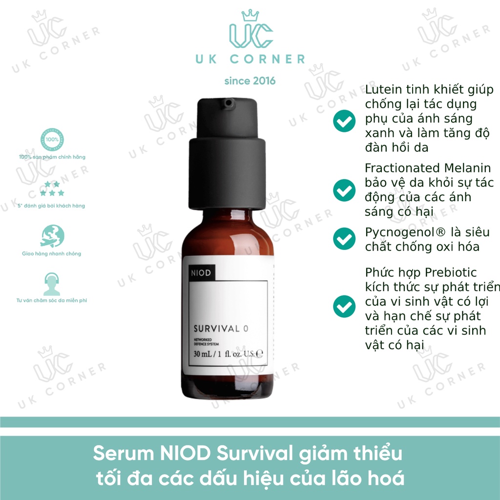 Serum chống lão hoá NIOD Survival 0