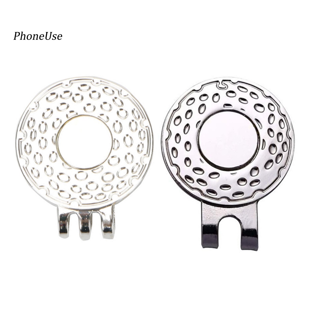 Kẹp Đánh Dấu Vị Trí Nón Chơi Golf Bằng Hợp Kim Hình Tròn 25mm