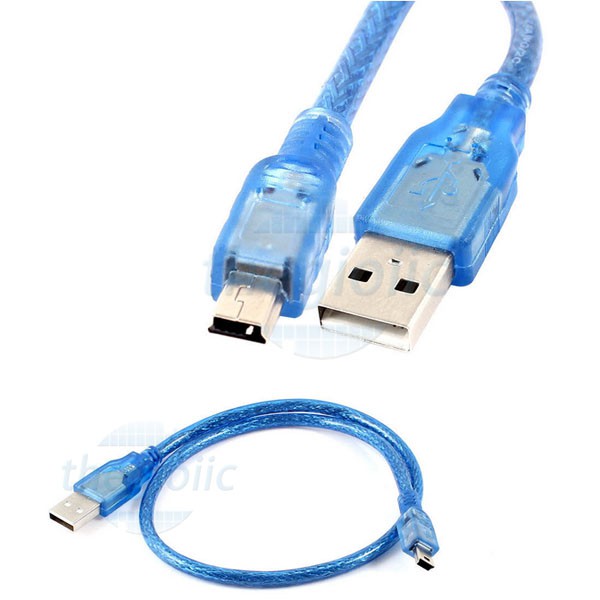 Cáp Mini USB 30cm - Cáp lập trình arduino