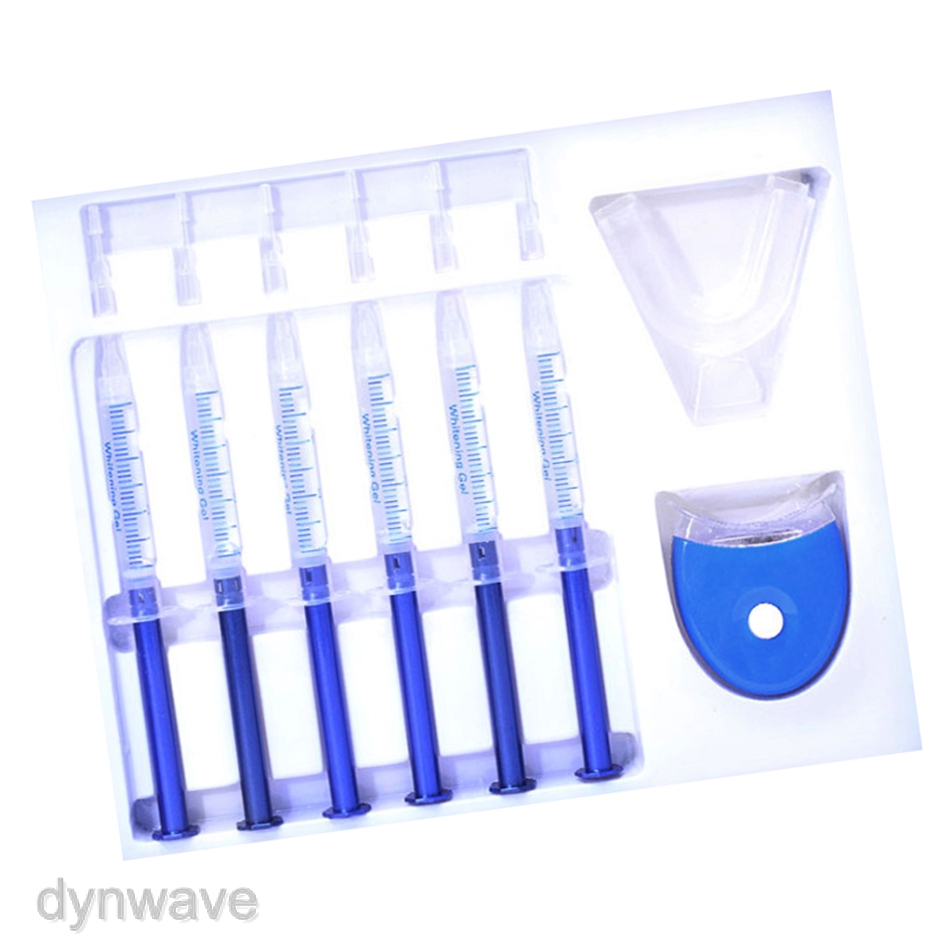 Professional Tooth Whitening Whitener Bleaching Kit 6 Gel+ 2 Tray+LED Light | BigBuy360 - bigbuy360.vn