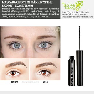 Mascara Siêu Mảnh NYX Skinny - TSM01 Black