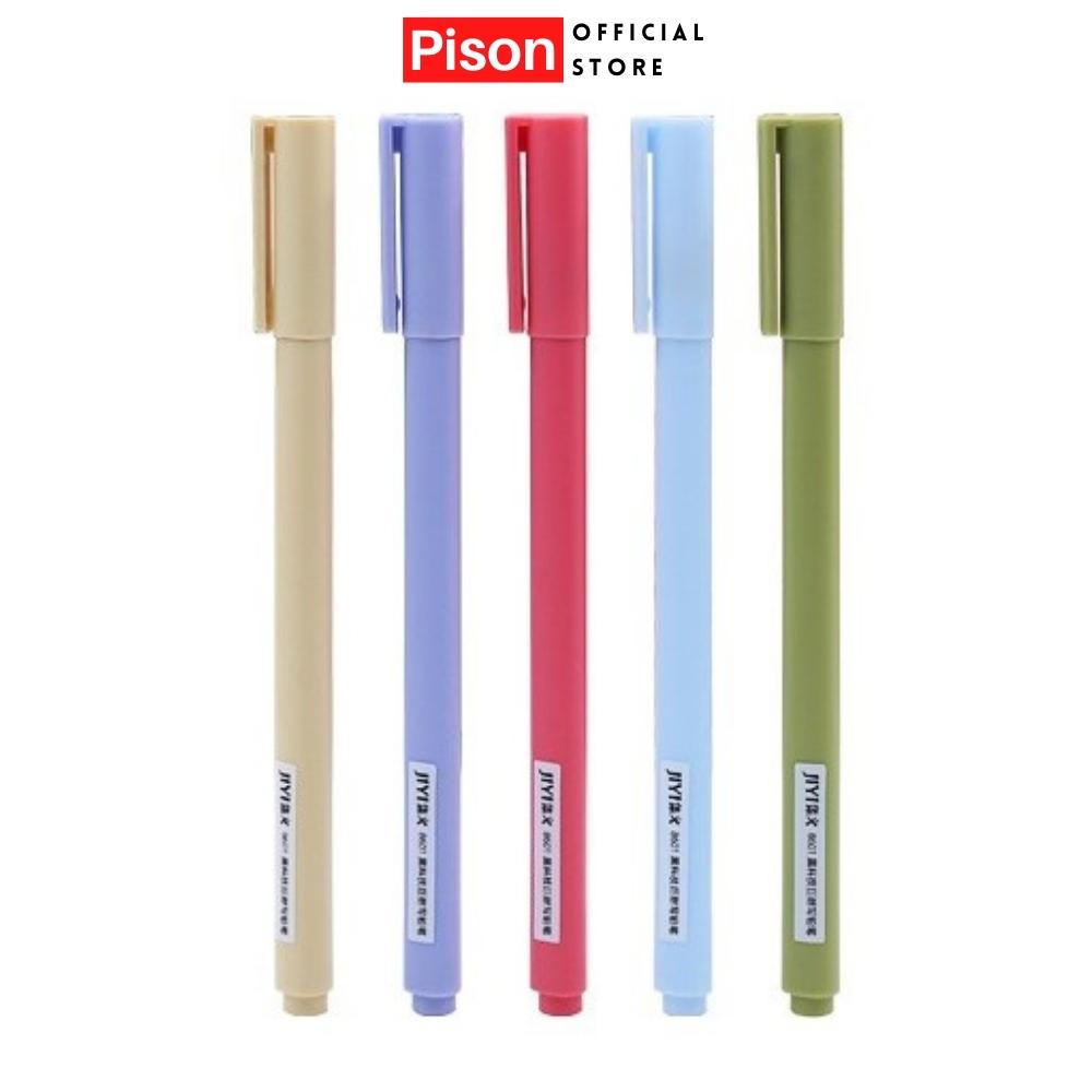 Bút chì vĩnh cửu Pison màu chì than đen thân nhiều màu bền đẹp không cần chuốt gọt