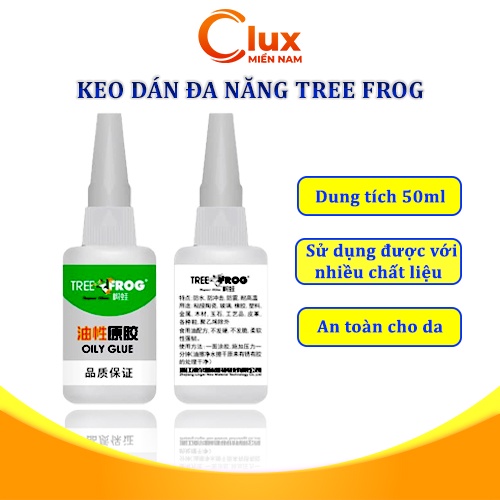 Keo dán đa năng thế hệ mới Tree Frog - Dán nhựa, sắt, gỗ, thủy tinh, sành sứ tiện lợi nhân đôi kết dính