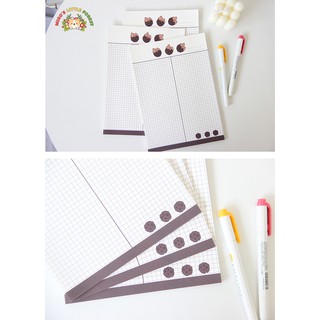GIẤY GHI CHÉP KHỔ B5 COOKIE BEAR | MWP212