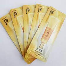 Combo 10 gói chống nắng chống nắng whoo Wrinkle Sun SPF 50