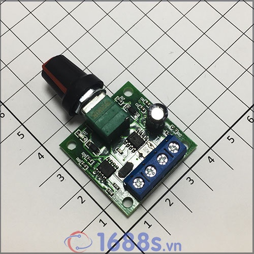 Mạch điều tốc động cơ PWM 2A DC 3V-12V - 1803BK - 1688s.vn