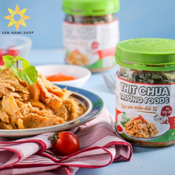 Thịt Chua Vị Tỏi Ớt Trường Foods Đặc Sản Thanh Sơn Phú Thọ Hộp 250 Gram