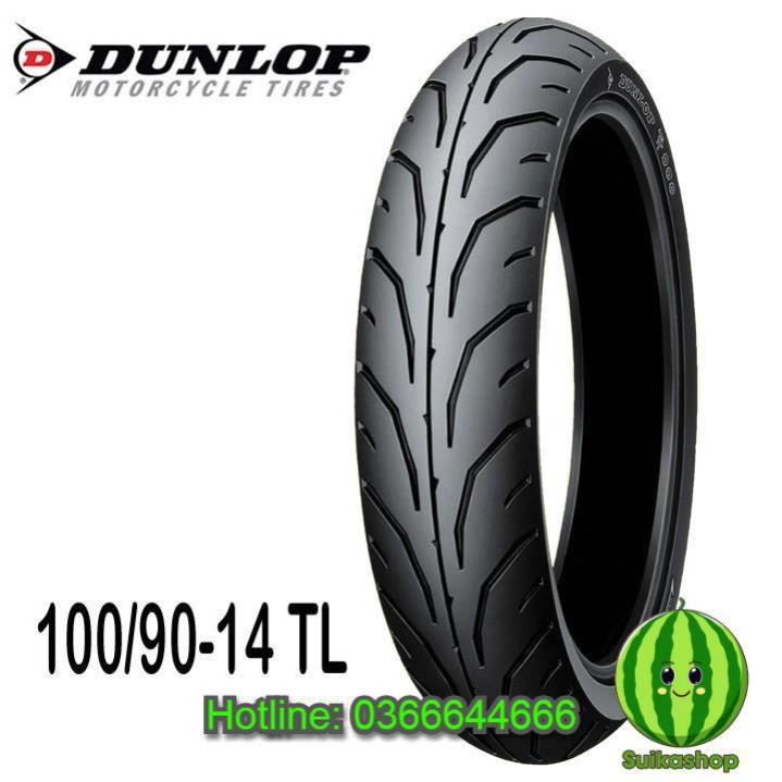 Thanh lý - Vỏ Lốp xe máy Dunlop 100/90-14 TL TT900