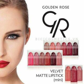 Son khay Golden rose
