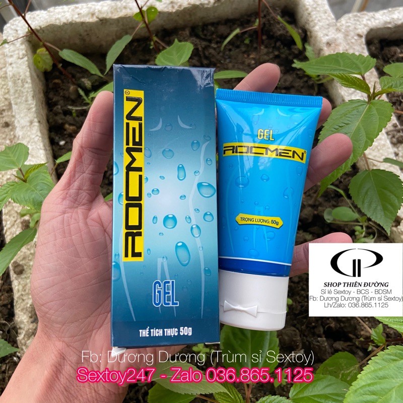 Gel Bôi Trơn Rocmen Gốc Nước Mịn Tăng Khoái Cảm Cuộc Yêu Hộp 50Ml