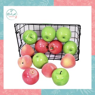 Trái cây trang trí phụ kiện chụp ảnh Táo/ Đào - Combo 3 trái ngẫu nhiên