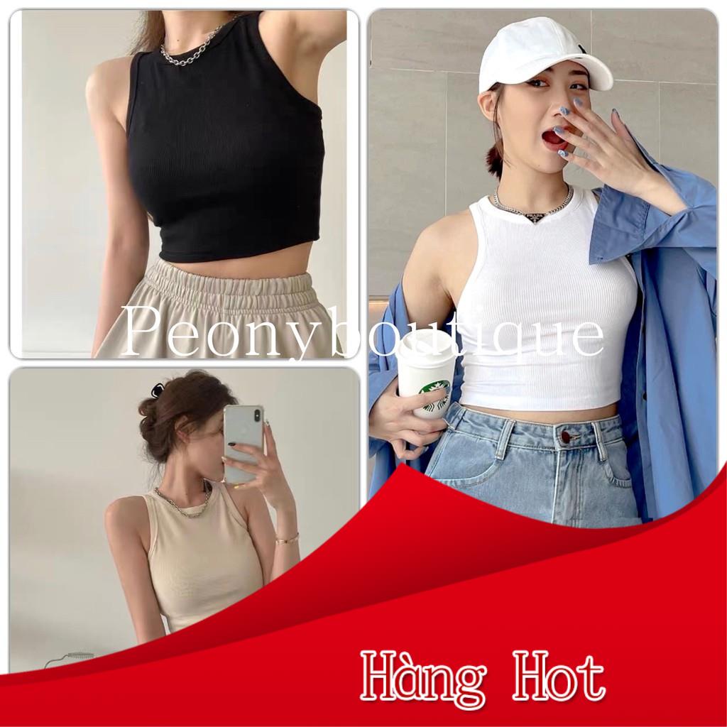 🌸 Phông body dáng ôm trơn màu ĐEN | TRẮNG | BE Ulzzang 🌸