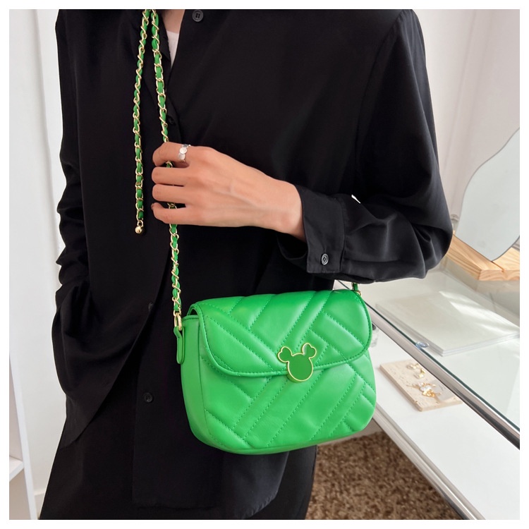 IELGY Fashion Simple Versatile Ladies Chain Crossbody Shoulder Bag