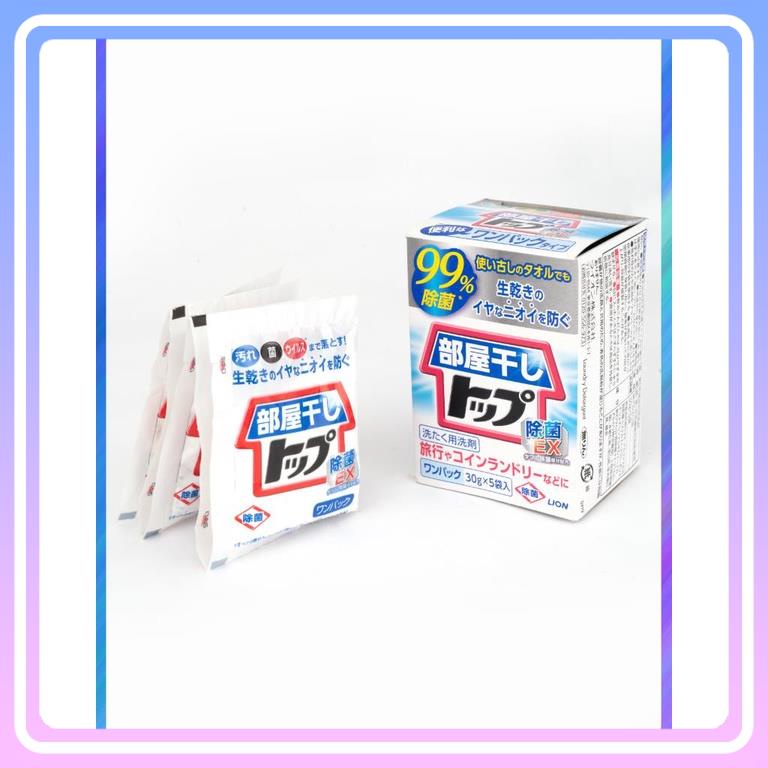 Bột giặt diệt khuẩn Ex One pack 25gx5 (sale đồng giá 39K)