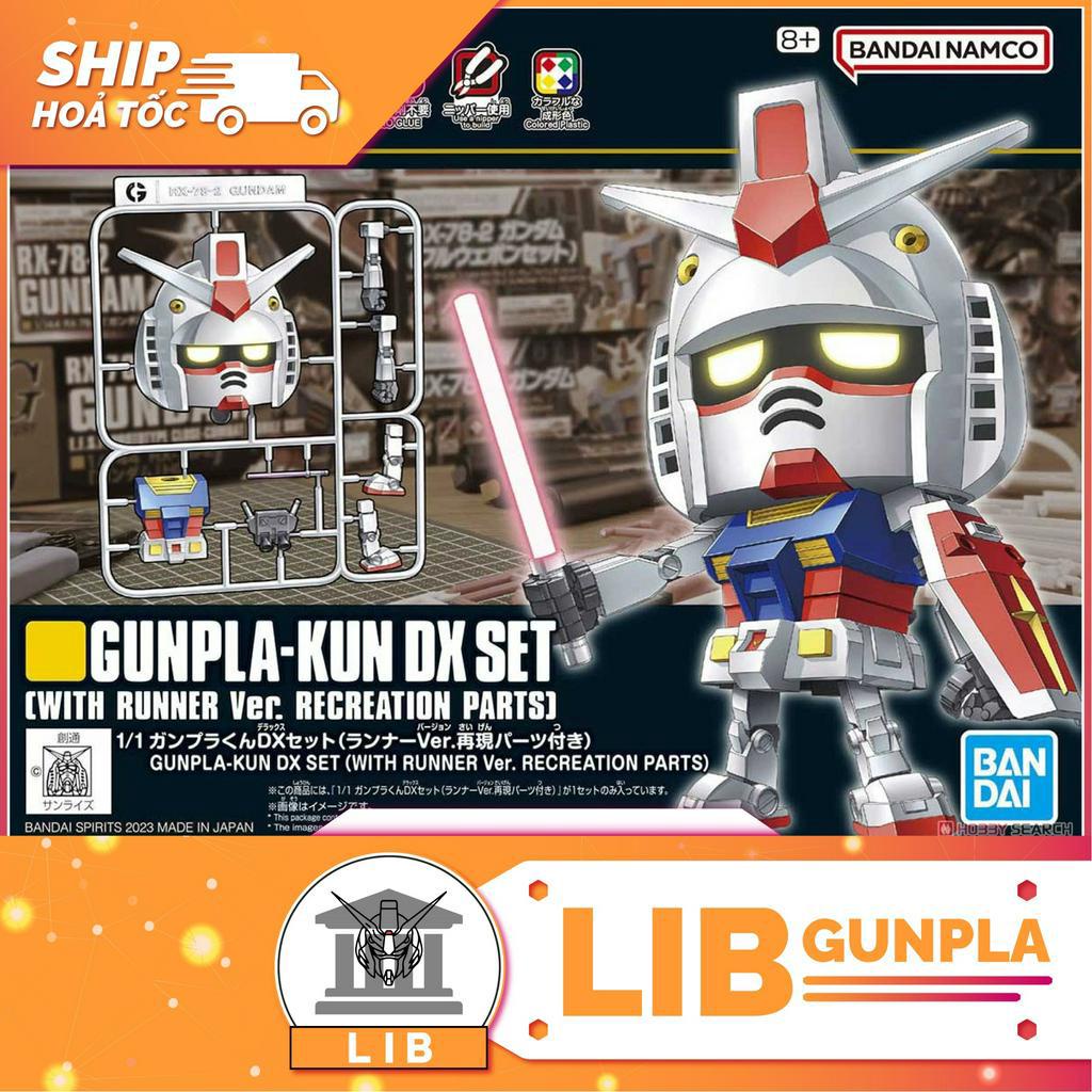 Mô hình lắp ráp Gundam 1/1 Gunpla Kun DX Set tặng kèm Runner Ver Recreation Parts