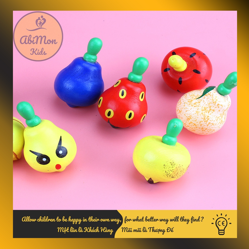 Con Quay Bằng Gỗ Cho Bé ☘️ Montessori cao cấp ✨ (Đồ chơi Gỗ - Đồ chơi Giáo Dục - An toàn - Thông minh)