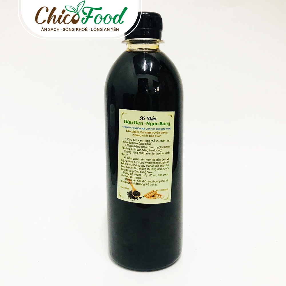 Xì Dầu Đậu Đen Ngưu Bàng Chai 500ml