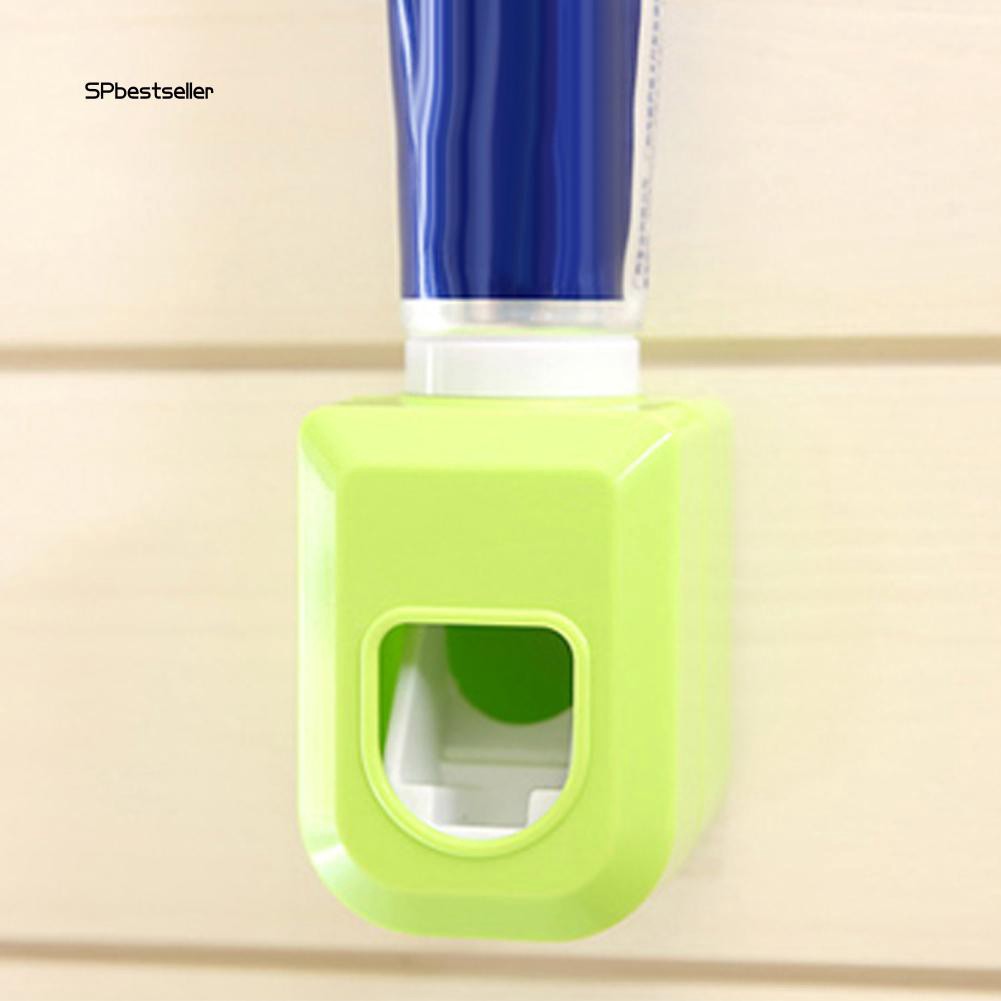 SPBS_Fashion Bathroom Home Wall Mount Touch Automatic Squeezer Toothpaste Dispenser