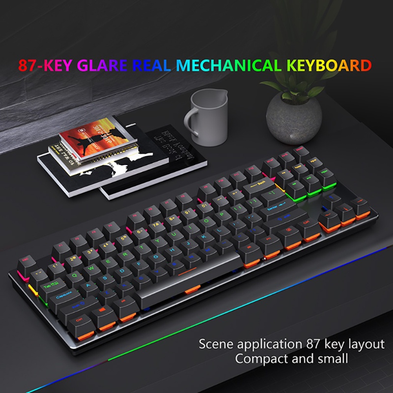 Bàn PhíM Cơ Gaming xiangbao CrackK550 87 Phím Chuyên NghiệP