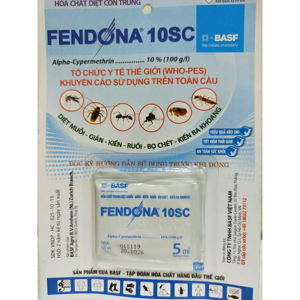 thuốc Diệt công trùng FENDONA 10SC