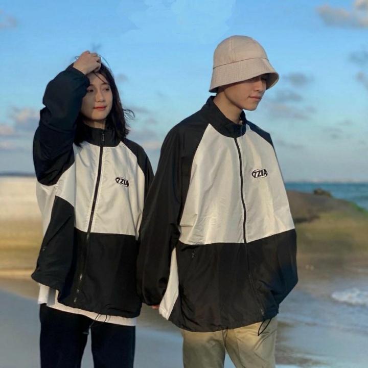 Áo Khoác Dù TMS LOGO MIDSIDE Nam Nữ Ulzzang Unisex Form Rộng Bomber 7zia Jacket ---fashion.best