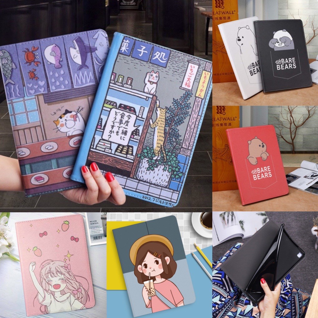 [SALE] [Viền Silicon] Ốp ipad,Bao Da iPad Hoạt Hình Dành Cho iPad Air 1/ Air 2/ 9.7" (P10) | BigBuy360 - bigbuy360.vn