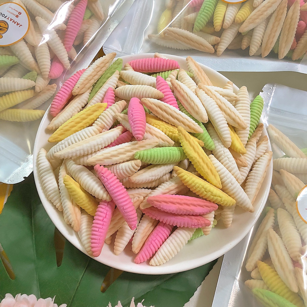 Bánh Men Sâu Đuông Thơm Ngon Béo Ngậy Ăn là Ghiền | Ăn vặt Jamay Food