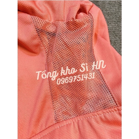 Choàng nắng 2 lớp có lưới thoáng khí, làm mát