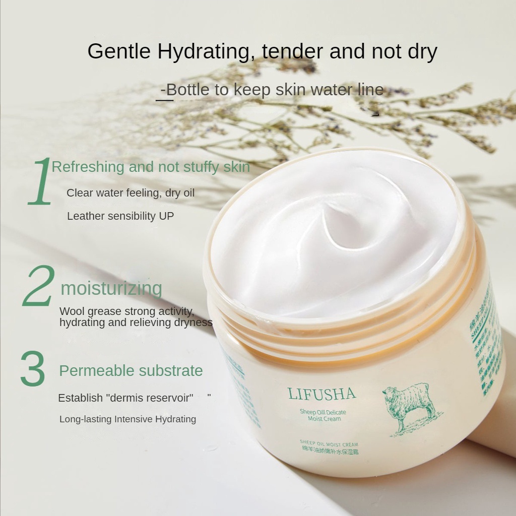 Kem Lanolin Dưỡng Ẩm Khóa Nước Chống Khô Da Chống Nếp Nhăn Làm Săn Chắc Da Ta194