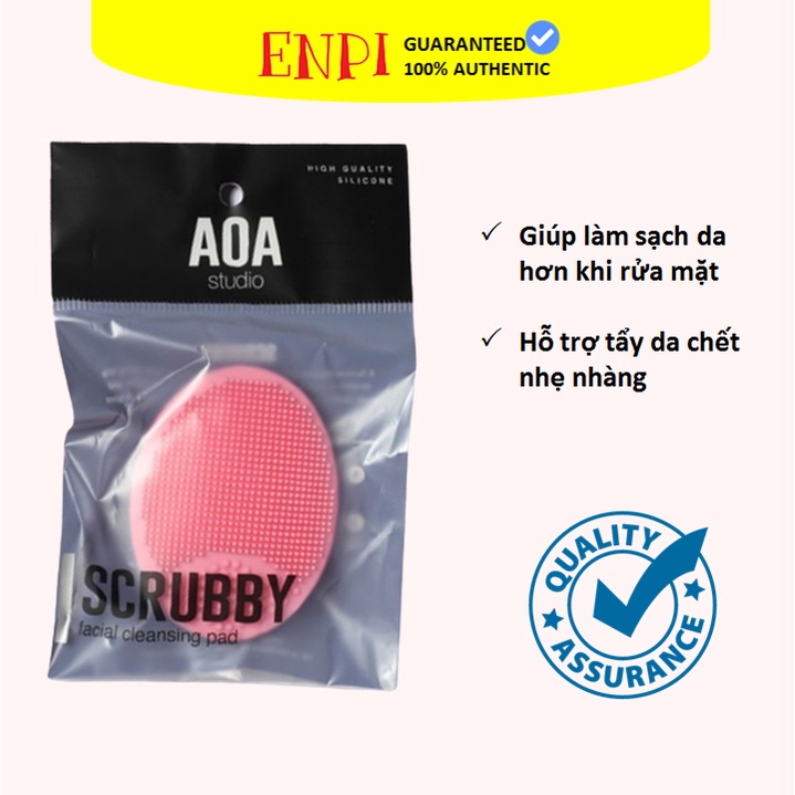 Pad rửa mặt AOA Scrubby Facial Cleansing Pad