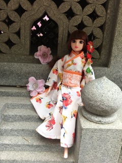 Yukata búp bê Bjd 30cm