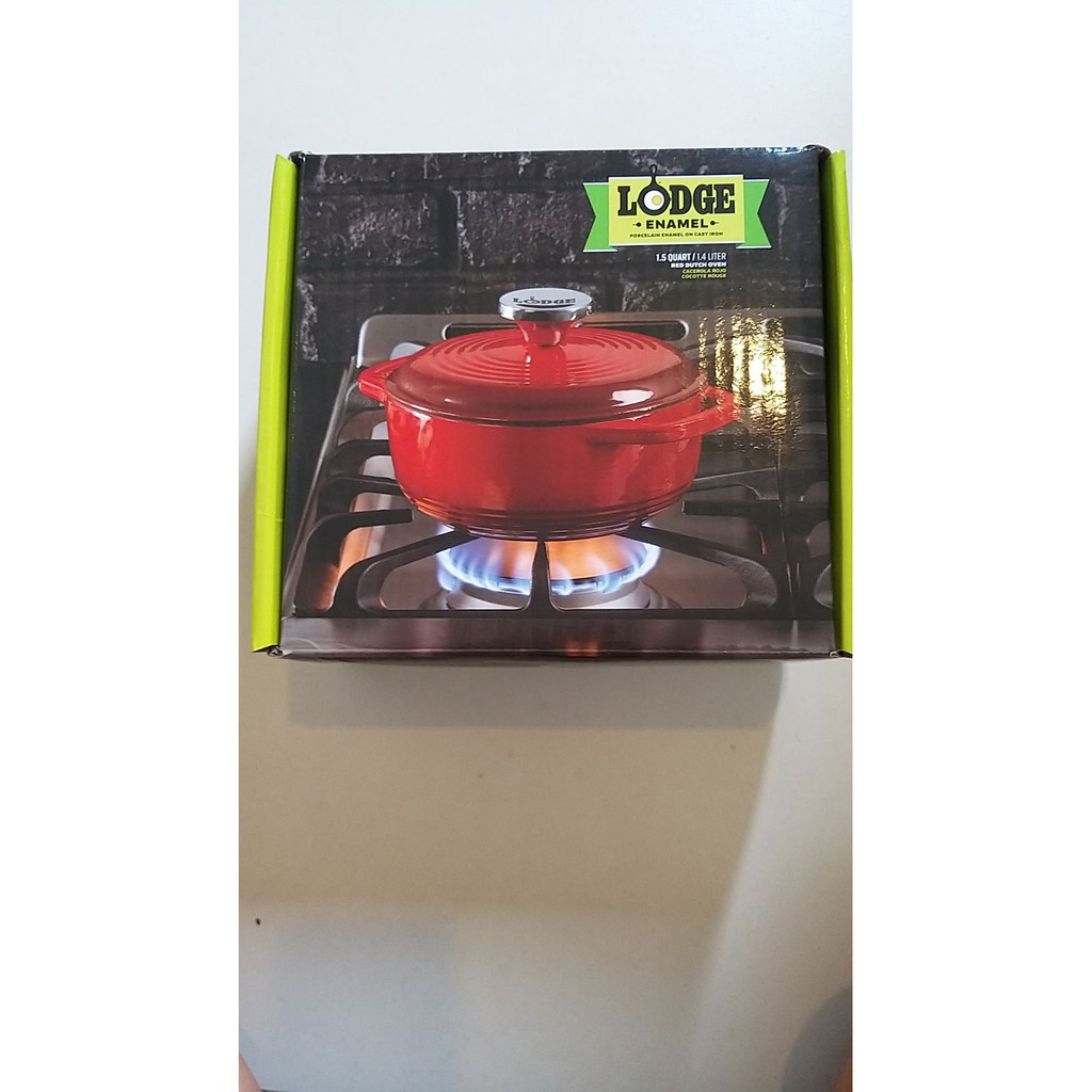 Nồi gang tráng men Lodge Dutch Oven (1.4L)