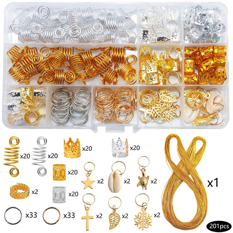 Hộp Đựng Trang Sức / Kẹp Tóc Bằng Hợp Kim Thời Trang 201Dreadlock