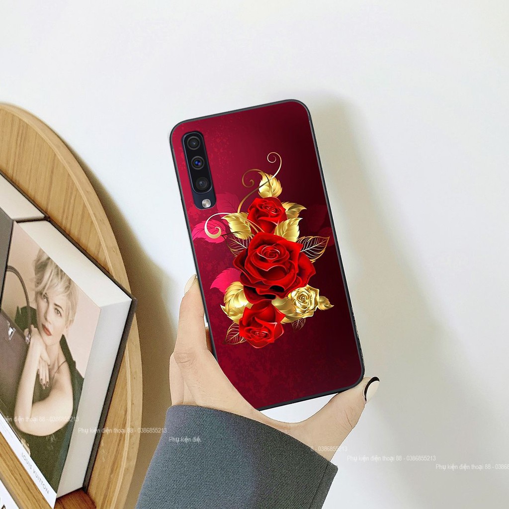 Ốp lưng Samsung A70 hình hình hoa, thiên nga, đẹp thời trang - CAO CẤP - SANG TRỌNG