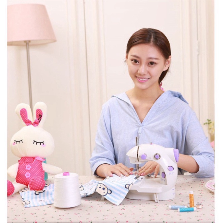 [Bảo Hành 12 Tháng] Máy may mini gia đình tiện dụng, máy khâu mini đa năng cao cấp